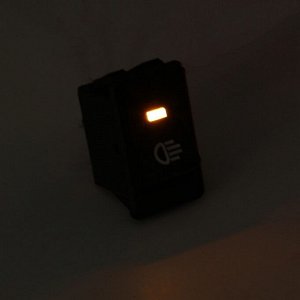 Кнопка - выключатель, с подсветкой