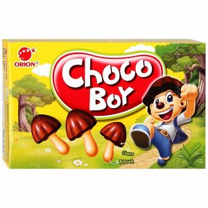 Печенье Чокобой Orion Choco Boy с обогащающей добавкой,45 г