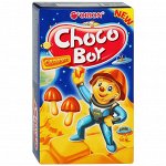 Печенье Чокобой Orion Choco-Boy Caramel с глазурью,45 г