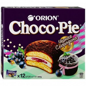 Пирожное Чокопай Orion Choco Pie Черная смородина 12 шт*30 г
