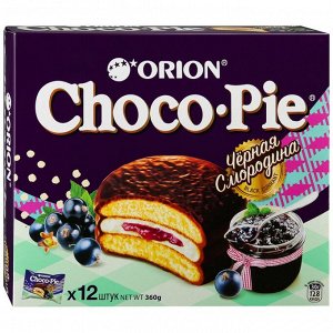 Пирожное Чокопай Orion Choco Pie Черная смородина 12 шт*30 г