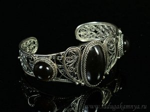 Браслет из обсидиана.