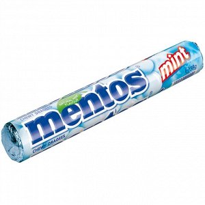 Драже Ментос Mentos жевательные со вкусом мяты,37г