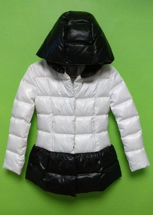 Демисезонное детское пальто на пуху для девочки "ОДРИ"