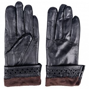 Перчатки Модель: кожа натуральная. Цвет: чёрный. Комплектация: перчатки 1 пара. Состав: кожа натуральная. Бренд: LUCKY GLOVE. Подкладка: плюш.