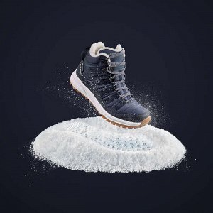 Ботинки теплые водонепроницаемые женские SH100 X-WARM Mid QUECHUA