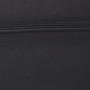 Сумка деловая, отдел на молнии, 2 наружных кармана, длинный ремень, цвет чёрный