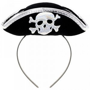 Ободок Шляпа Пирата с черепом/G