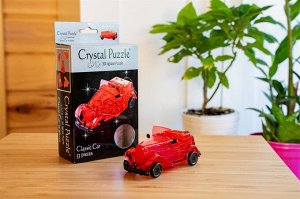 3D головоломка Автомобиль Красный