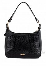 Модель №L123 | кожа | крокодил | черный | К209-1 | 27651