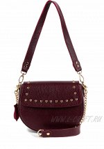 Модель №L128 | кожа | гладкий | бордовый | К88
