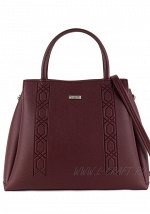 Модель №1451 | кожзам | гладкий тиснение | бордовый | Р848-23 | 27802