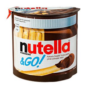 ореховая паста Nutella с хлебными палочками 52 г 1 уп.х 12 шт.