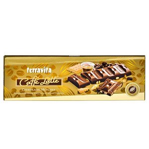 шоколад TERRAVITA со вкусом кофе-латте 225 г 1уп.х 9шт