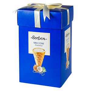 Конфеты SORBON MINI CONE Coconut 200 г 1 уп.х 9 шт.