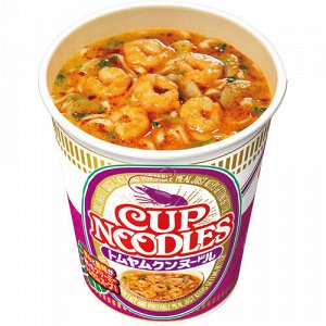 Лапша "Cup Noodle" со вкусом тайского супа Том Яма с креветкой, 75гр