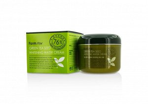 KR/ FarmStay Green Tea Seed Whitening Water Cream Крем для лица увлажняющий с осветляющим действием "Семена Зеленого чая", 100г