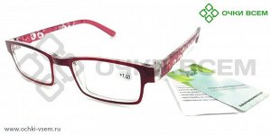 Корригирующие очки Vizzini Без покрытия 1201 Бордовый