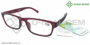 Корригирующие очки Vizzini Без покрытия 1206 Бордовый