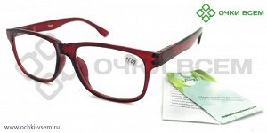 Корригирующие очки Vizzini Без покрытия 1207/9106 Бордовый