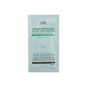 Пробник Бесщелочной шампунь для волос Защита от повреждений Damaged Protector Acid Shampoo LaDor