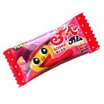 Жевательная резинка красит язык в  цвет Marukawa Akabe / Жвачка Марукава со вкусом колы 4 гр Японские сладости