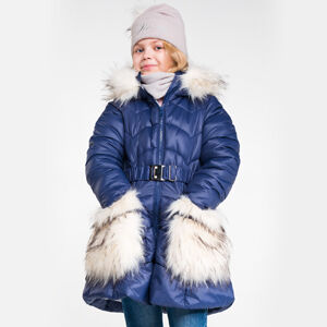 90553/1 (темно-синий) Пальто для девочки