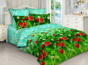 Комплект постельного белья 2-спальный, бязь "Люкс" (Сладкая ягода 3D)