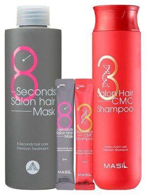 Masil. Набор для восстановления волос: шампунь, маска для волос 38 Salon Hair Set