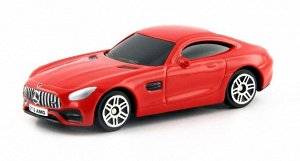 344992S-RD Машинка металлическая Uni-Fortune RMZ City 1:64 Mercedes-Benz GT S AMG 2018 (цвет красный)