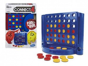 B1000121 Настольная игра Hasbro Gaming Собери-4, дорожная