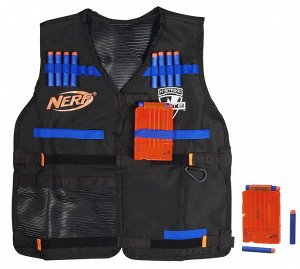 Жилет агента Hasbro NERF ELITE со стрелами и обоймами, 8+14