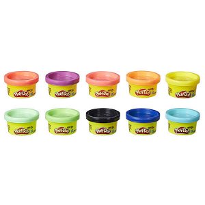 22037EU6 Набор для творчества Hasbro Play-Doh для лепки Комплект для вечеринок 10 цветов