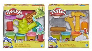 E3342EU4 Набор для творчества Hasbro Play-Doh для лепки 2 вида Сад, Инструменты