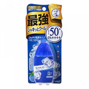Санскрин SPF 50+ PA++++ охлаждающий Mentholatum Sunplay Super Cool , Япония