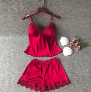 Комплект домашней одежды, цвет бордовый