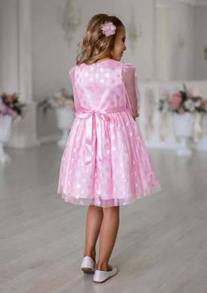 Конфети нарядное платье розовый