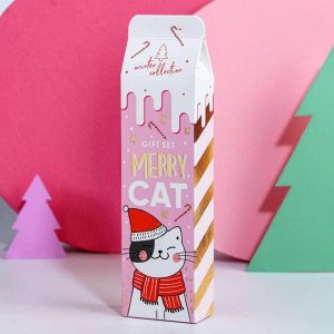 Набор Merry Cat (стойкая помада, карандаш и кисточка для губ)