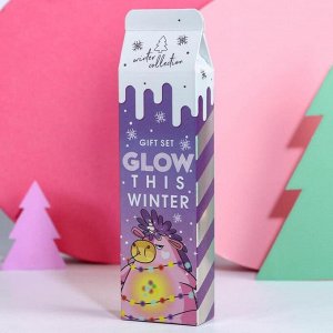 Набор Glow this winter (стойкая помада, карандаш и кисточка для губ)