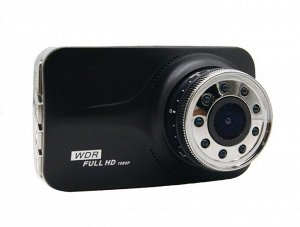 Автомобильный видеорегистратор Mega T639G + камера (черный)