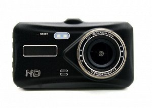 Автомобильный видеорегистратор Mega T672 + камера (черный)
