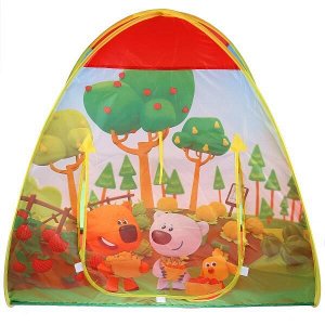 GFA-TONMIMI01-R Палатка детская игровая Ми-ми-мишки с тоннелем, 81x95x95,46x100см Играем вместе в кор.10шт