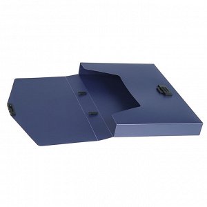 Папка-портфель А4, 1 отделение Calligrata, 700 мкм, песок, синяя