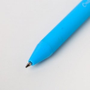 Ручка пластиковая, с ПВХ клипом "Опанденной зимы"