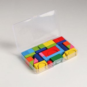 Конструктор «Городок», в пластиковом кейсе, кубик: 1.9 ? 1.9 см