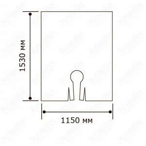 Пеньюар одноразовый прозрачный 50 шт/уп. ME0007