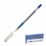 Ручка шариковая MunHwa MC Gold, узел 0.5 мм, чернила синие, штрихкод на ручке