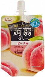 TARAMI Питьевое желе из конняку со вкусом персика 150 г 5бл*6шт. / 30 Арт-12747