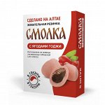 Жевательная резинка Смолка таежная лиственнично-кедровая в глазури с Ягодами годжи 5 шт. в уп.