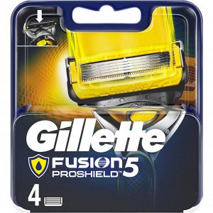 GILLETTE Fusion ProShield Сменные кассеты для бритвы 4шт